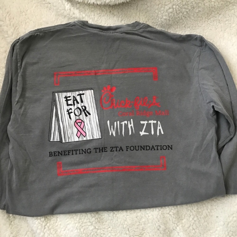 Zeta Tau Alpha philanthropy long sleeve